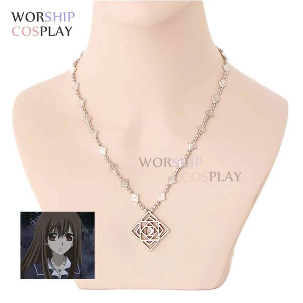 

Куран Kurosu Юки ожерелье Серебряный крест аниме рыцарь вампира Косплей аксессуар эластичный