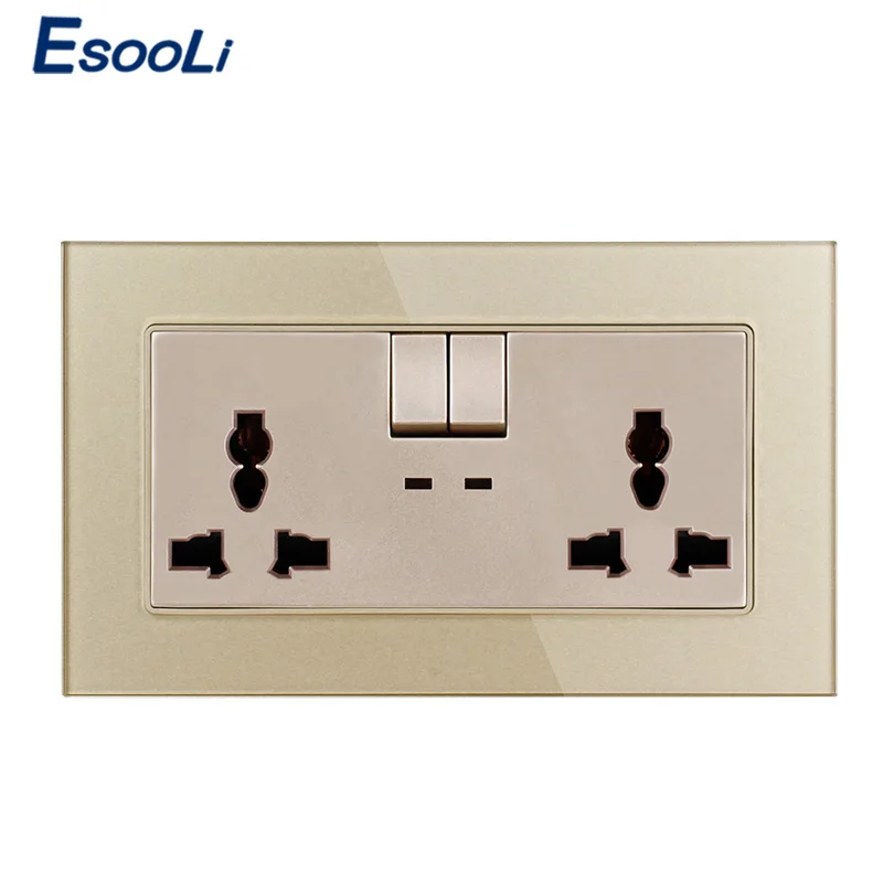 Esooli универсальная настенная розетка 146 мм * 86 Переключатель управления настенное
