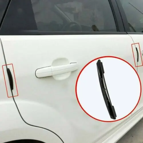 

4x FOR Car Door Edge Guard Bumper Anti-Scratch Protector Moulding Strip Accessories