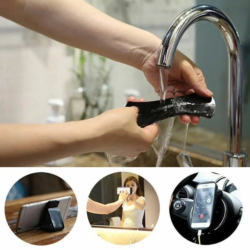 

Rubber Gel Magic Sticker Nano Sticky Pad Anti Slip Mat Car Mount Phone Holder Car Mobile Phone Holder Lazy Bracket