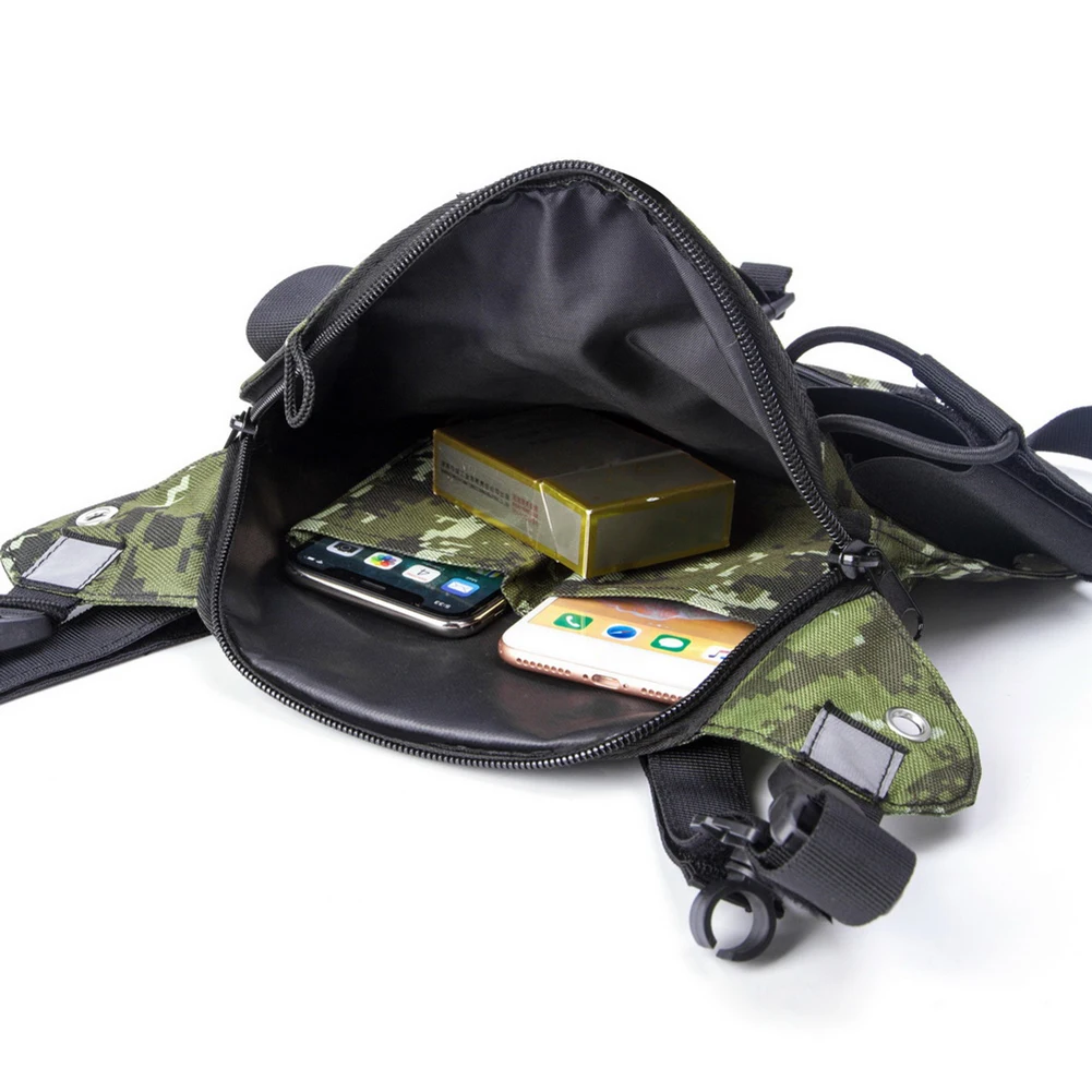 Универсальная нагрудная сумка для радиоприемника портативная камуфляжная с