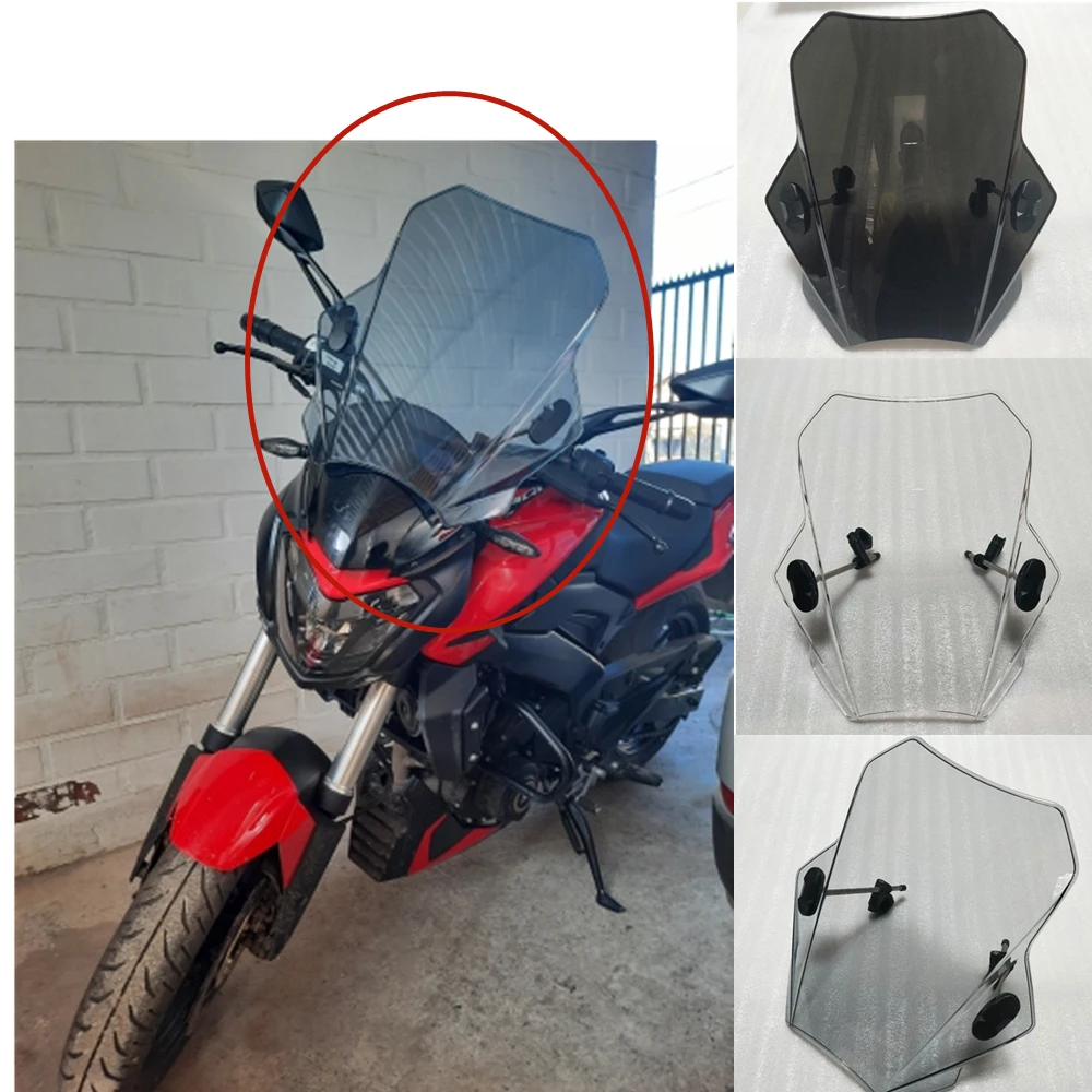 Motorcycle Windshield high quality acrylic plastic Smoke Black Transparent For Kawasaki ER-6N 2009-2010 ER6N ER 6N 09 10 images - 6