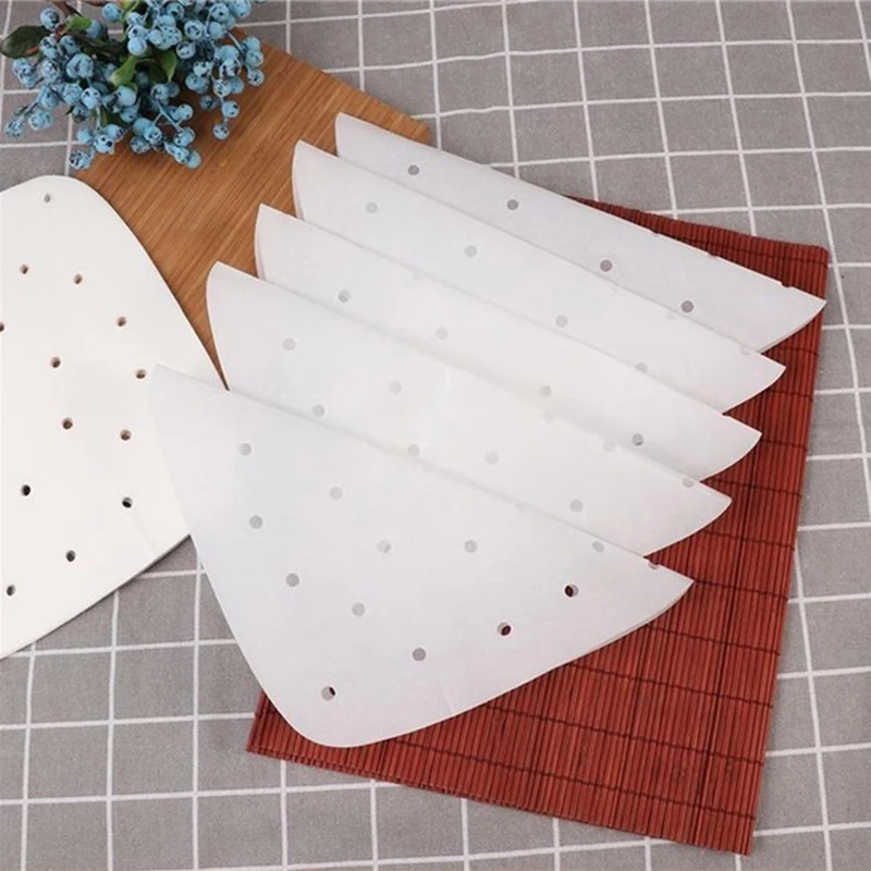 

100pcs/Lot Airfryer Paper Parchment Sheets Kichen Tools Cooking Baking Mat Liners Air Fryer Accessories