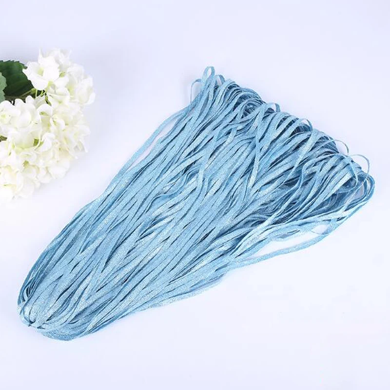 100 метров оптовая продажа 6 мм цвет блестящий плоский шнур сделай сам кукла одежда