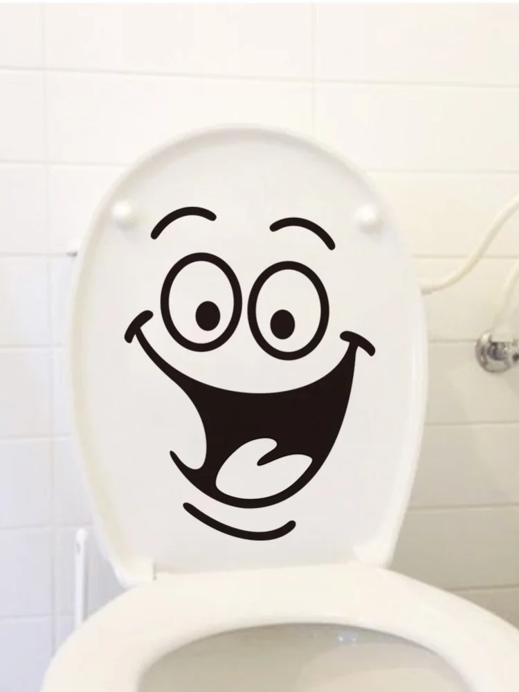 

Bathroom Wall Stickers Toilet Removable Decals For Sticker Decorative Paste Home Decoration Art Funny