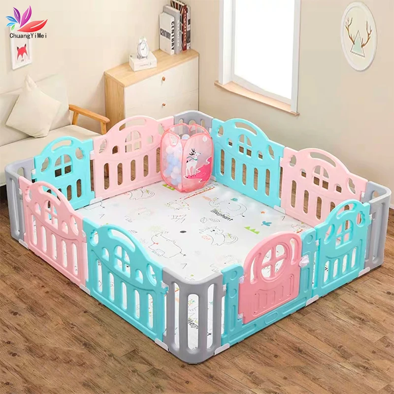 Детский манеж для детей бассейн с шариками забора детский безопасный барьер