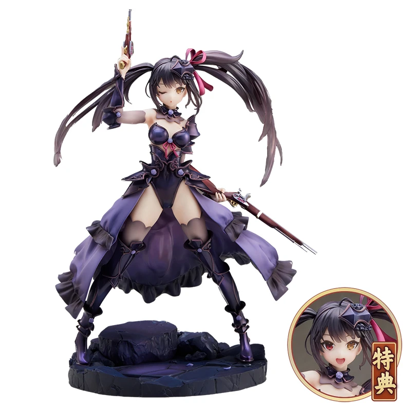 

Pre-Sale Date A Live Tokisaki Kurumi Gunman Suit Anime Figures Collectibles Pvc Model 25Cm Hand-Made Model Decoration Doll Gift