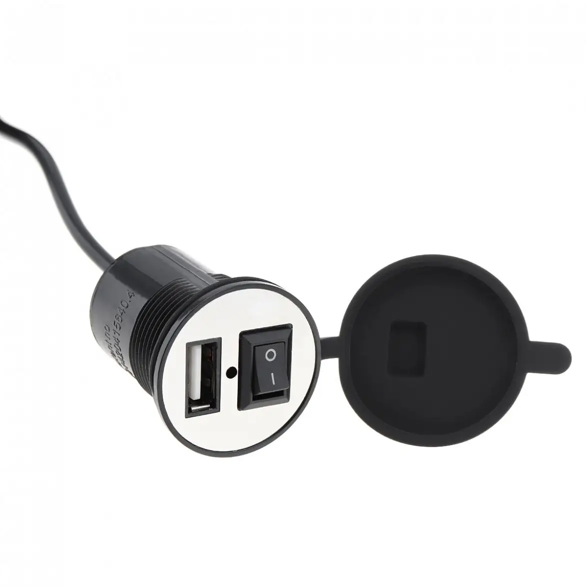 12V водонепроницаемый USB гнездо мотоцикла вилка универсальный переключатель телефона зарядное устройство адаптер