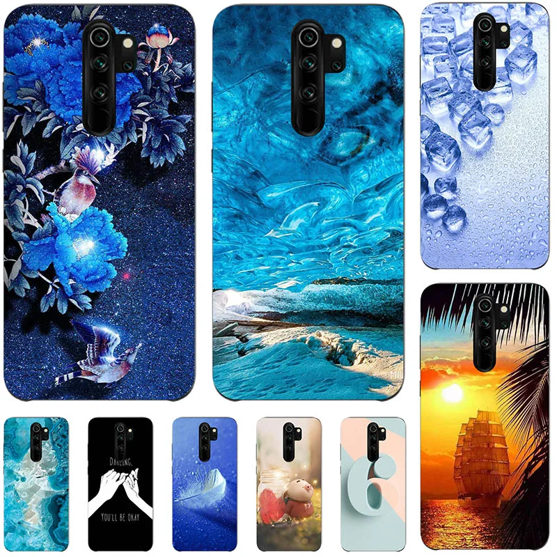 for xiaomi redmi note 8 pro note8 cover for redmi note 8t fashion cool cartoon flower capa soft silicone tpu case free global shipping