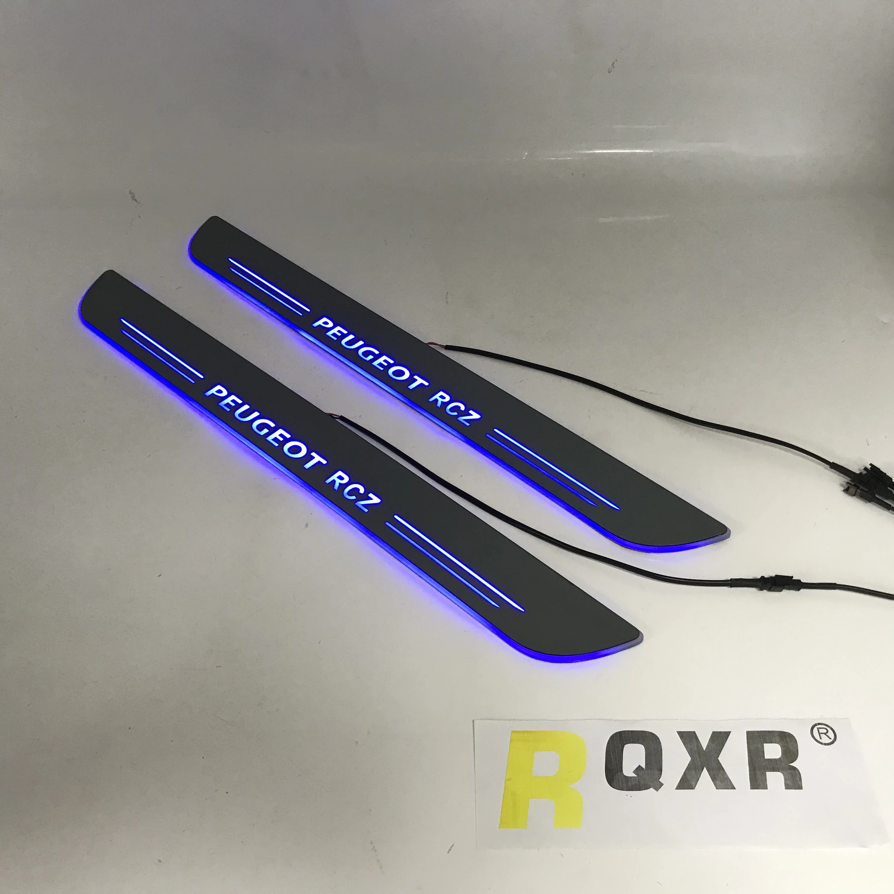 

Led Door Scuff for Peugeot RCZ Sill Plate Flat Lining Overlay Flowing/Still Light