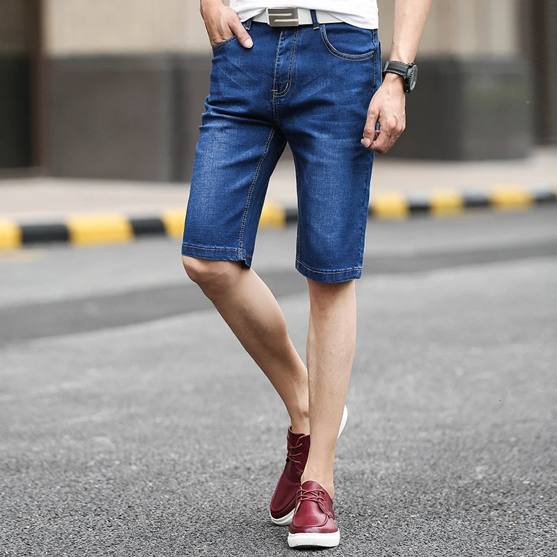 

Summer short 2 Colours Men Designer Jeans for Men Straight Casual Male Denim Short Pants Comfortable Fashion