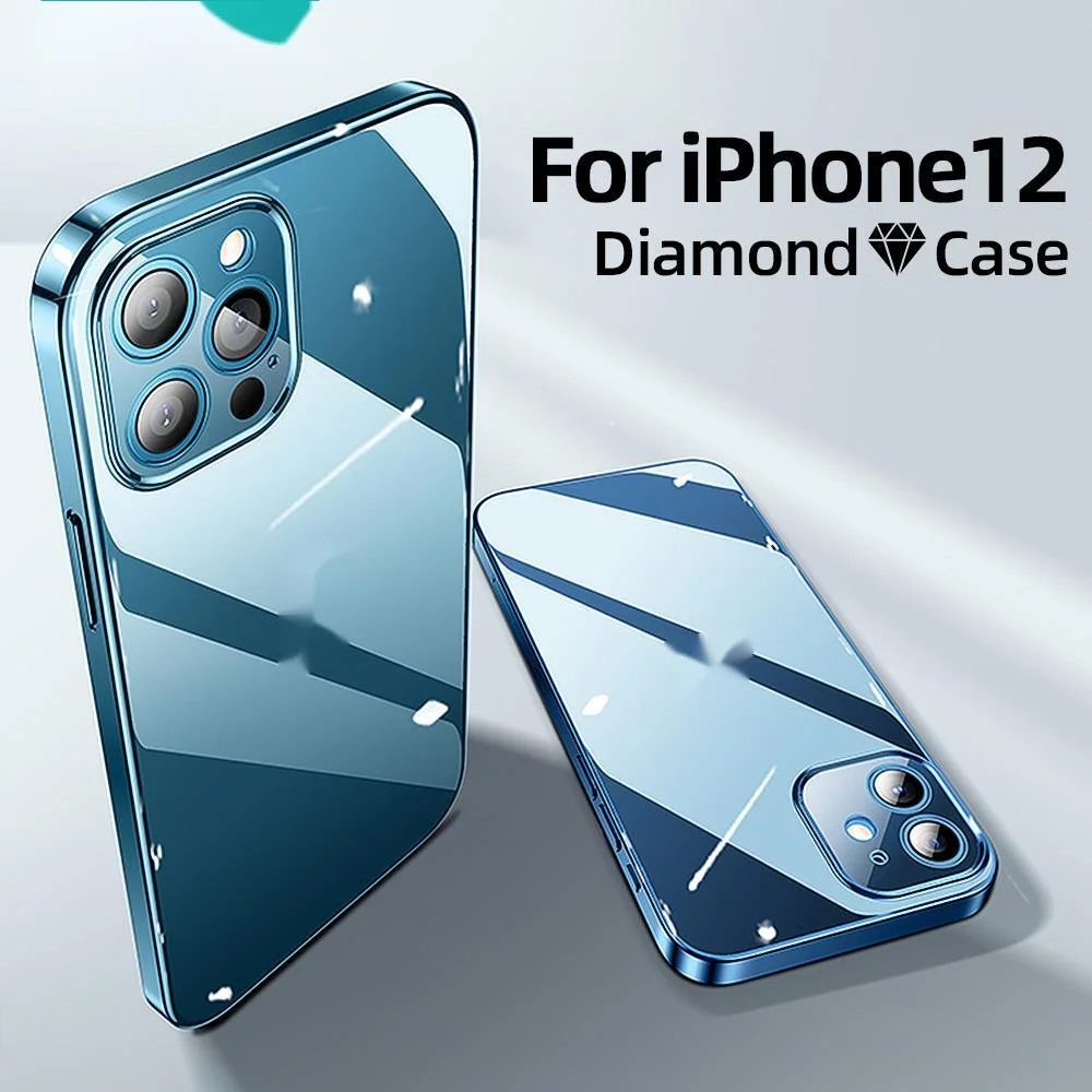 

for iPhone transparent shell, PC + TPU shockproof shell, iPhone 11 pro, 12, 13 Pro Max full lens protection