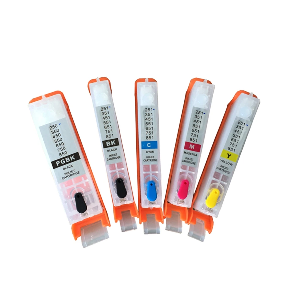 Многоразовые чернильные картриджи для Canon PIXMA iP7270 MG5470 MX727/927 MG6470/5570/6670/IX6670 с чипом ARC