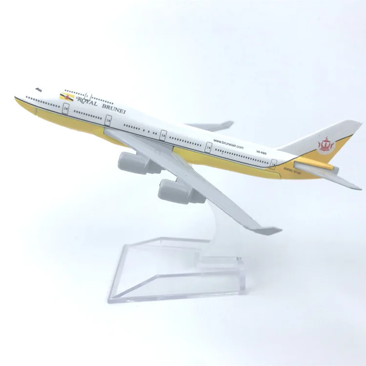 Alloy Airplane Model Brunei Airlines Boeing 747 Aviation Souvenirs Car Decorations Office Home Decoration Collection Gifts | Дом и сад