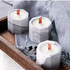 Круглая квадратная многоугольная силиконовая форма для цветов, форма ручной работы для изготовления цементного гипса, форма для Ароматических Свечей, изготовление бутылок из эпоксидной смолы, 3 шт.