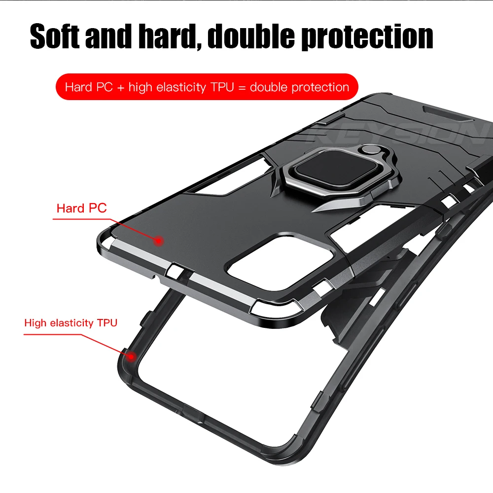

KEYSION Shockproof Case for Samsung A51 A71 A31 A52 A72 Phone Cover for Galaxy S20 Ultra S10 Lite Note 10 Plus A50 A70 A12 A21S