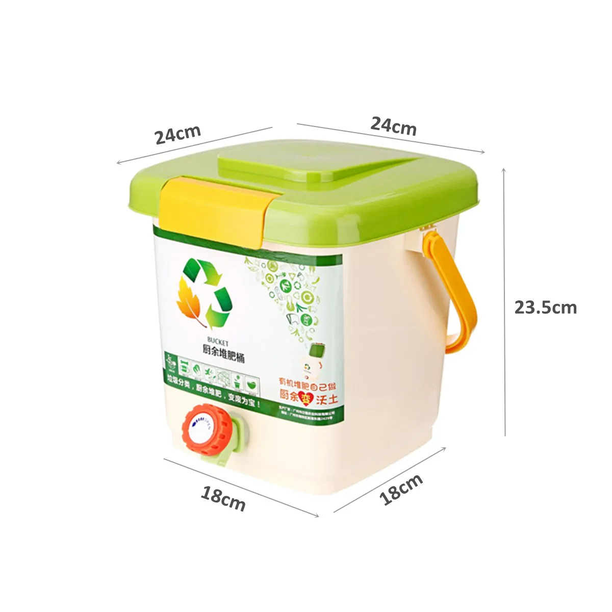 Новое кухонное мусорное ведро 10л для приготовления пищи|Мусорные баки| |