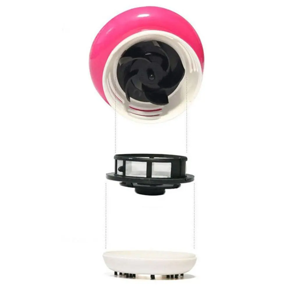 Портативный милый мини грибной угловой стол для пылесоса уборочная машина