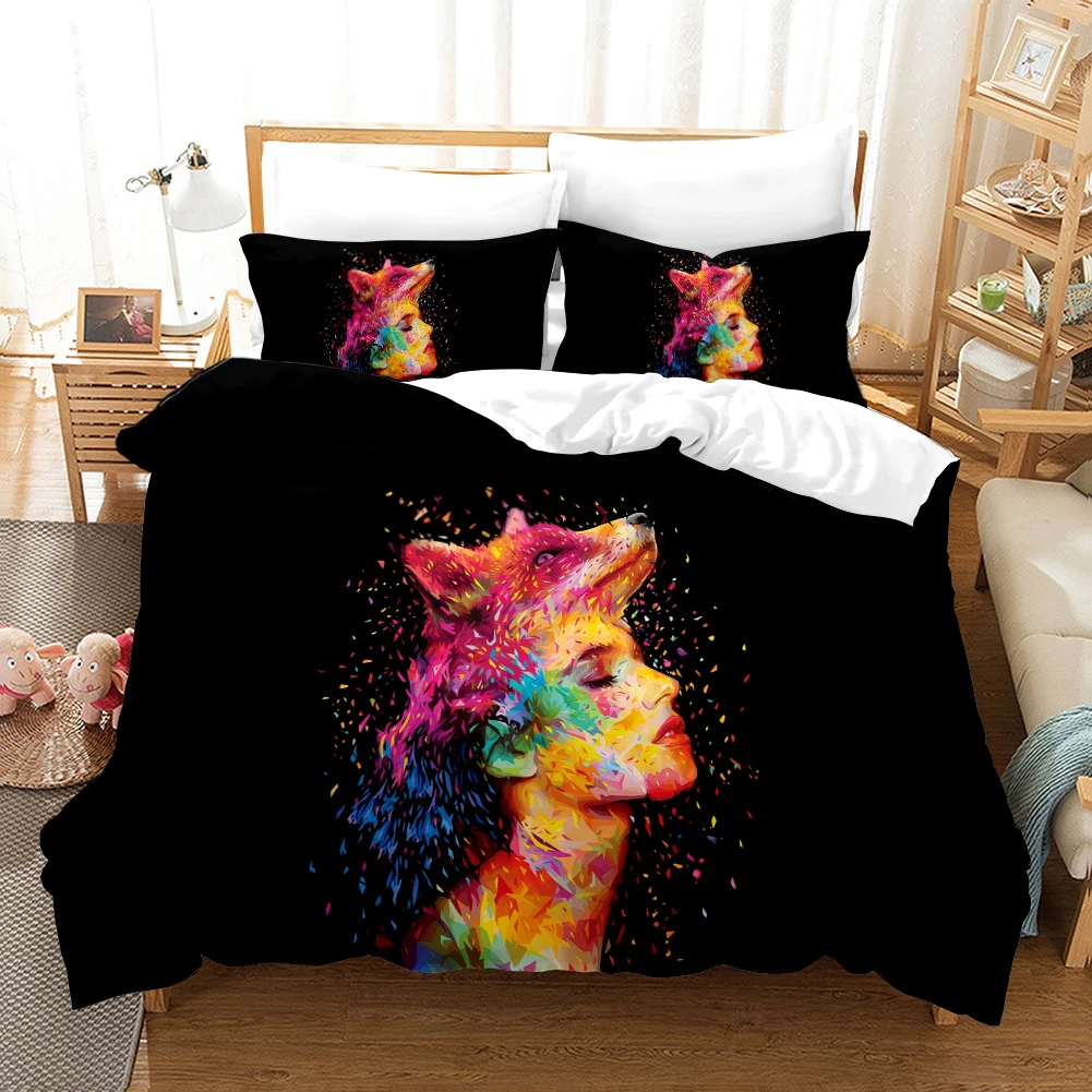 Летний комплект постельного белья с акварельными Божьими коровками сексуальный