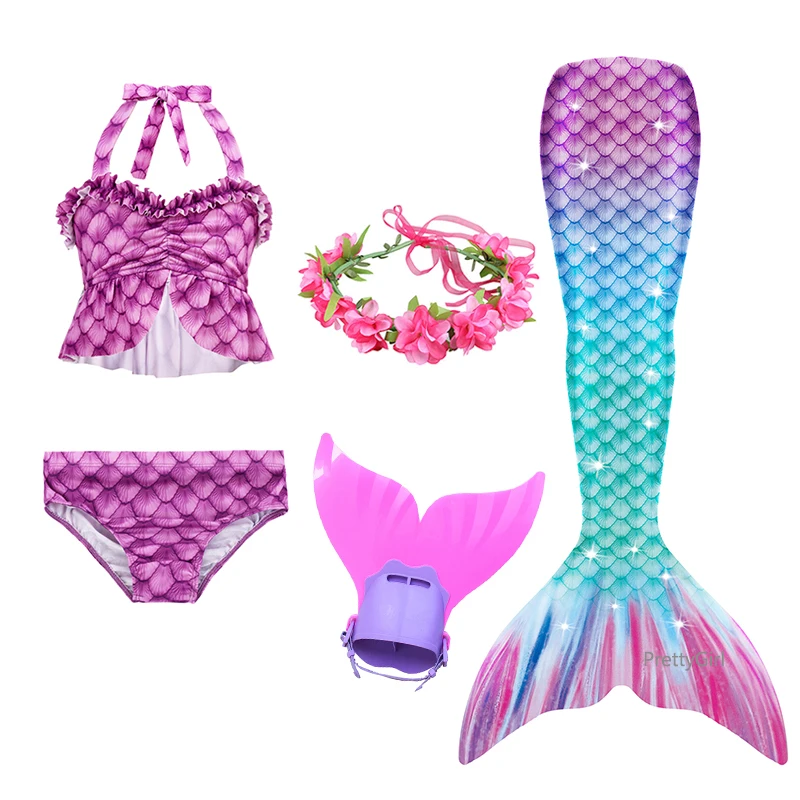 Лидер продаж красивое пляжное бикини русалки с хвостом Костюм Русалки