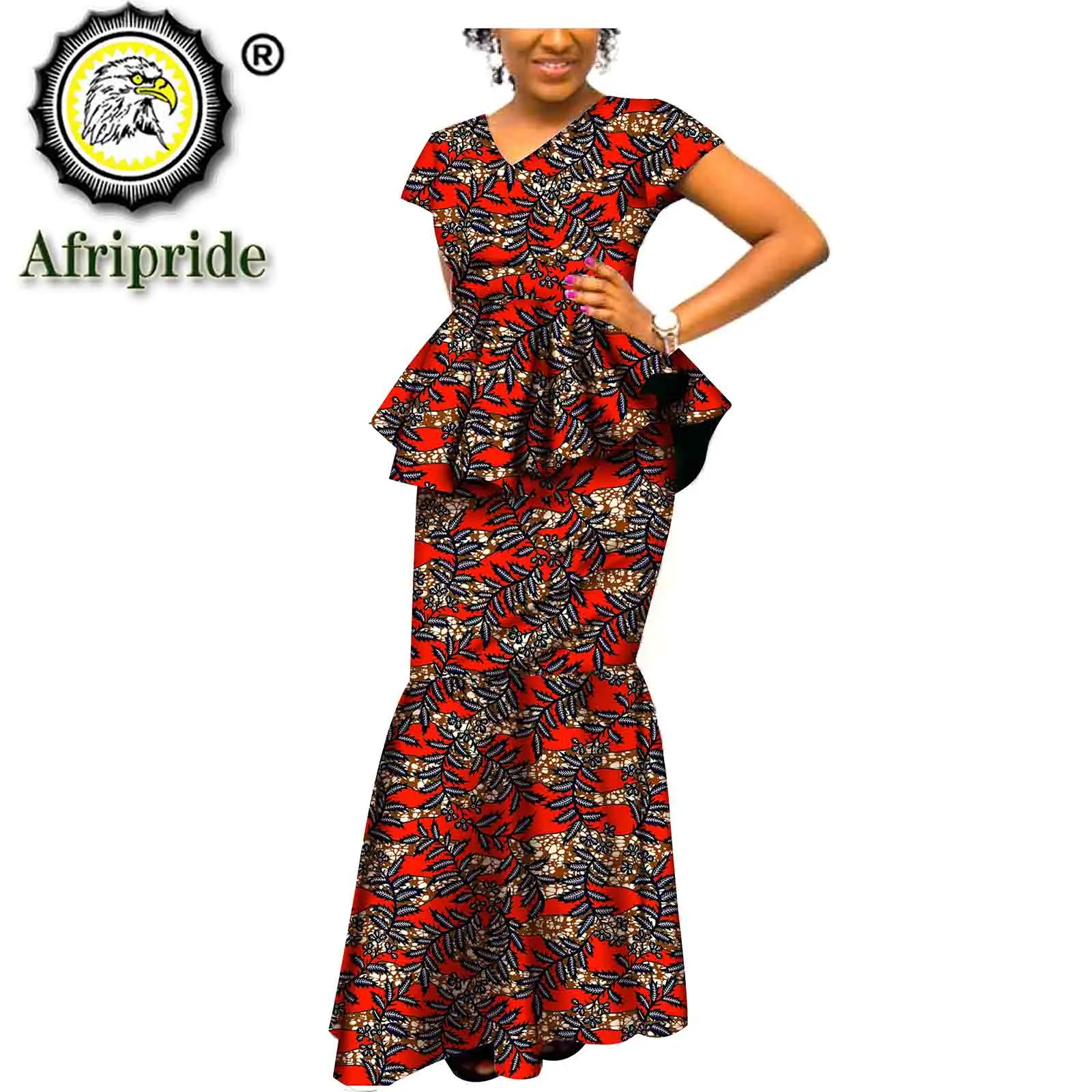 2020 африканские платья для женщин Дашики AFRIPRIDE с принтом Анкары повседневное