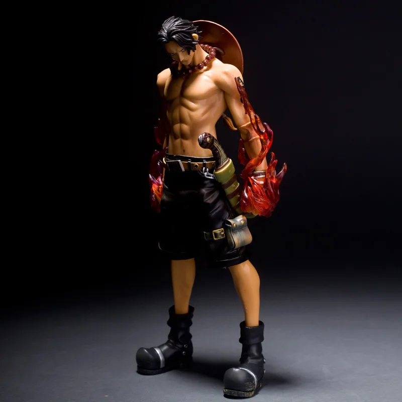 

Anime One Piece Ace Fire Fist Fighting Action Figure Juguetes One Piece Portgas D Ace Figura Collectible Model Toys