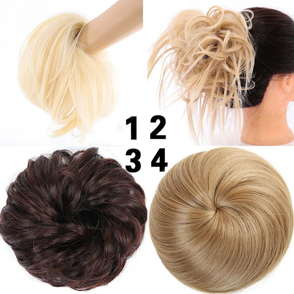 Модные аксессуары для наращивания волос в пучок Пончик шиньоны парик головной