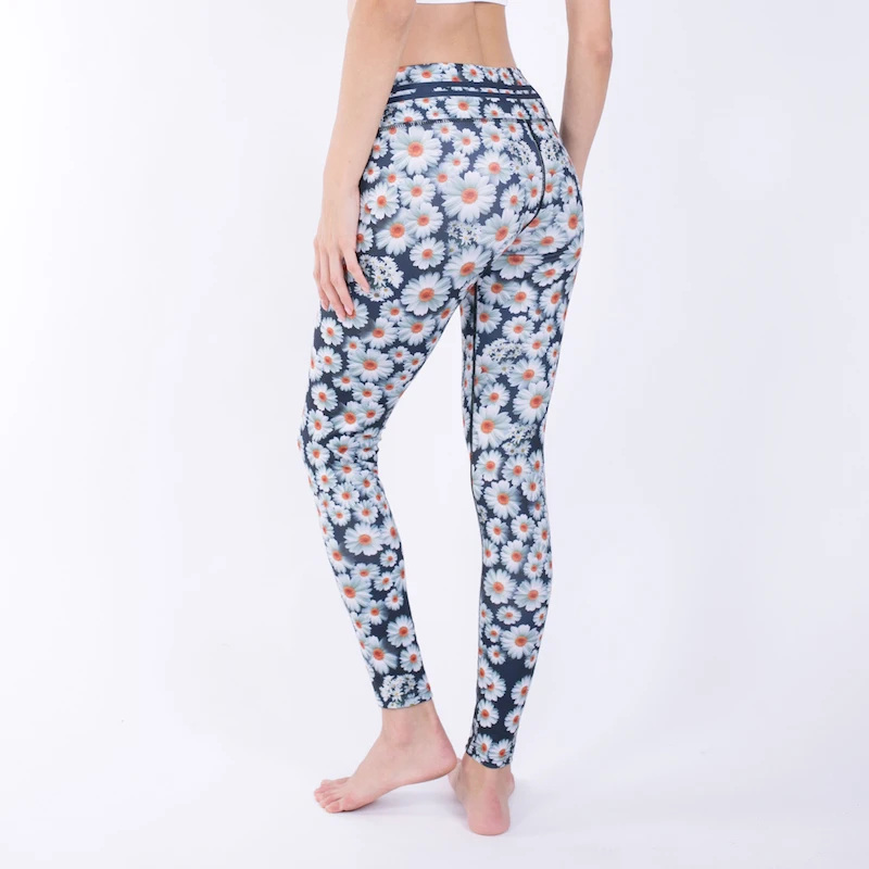 Женские брюки с цветочным принтом и кружевом Дейзи высокая талия женские