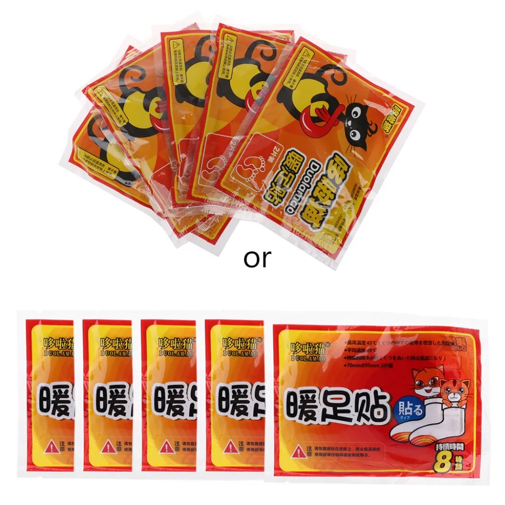 

Foot Warmer Sticker Lasting Heat Patch Winter Keep Body Warm Paste Pads Hot
