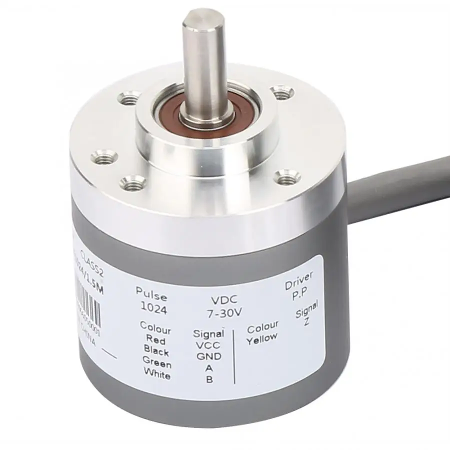 

MAE38-S6F1024/1,5 м многоцелевой сплошной вал вращающийся инкрементный кодер 7-30 в кодер электродвигатель