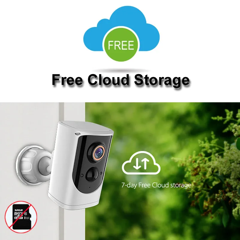 IP-камера EKEN с солнечной батареей 1080P Wi-Fi IP65 водонепроницаемая HD | Безопасность и