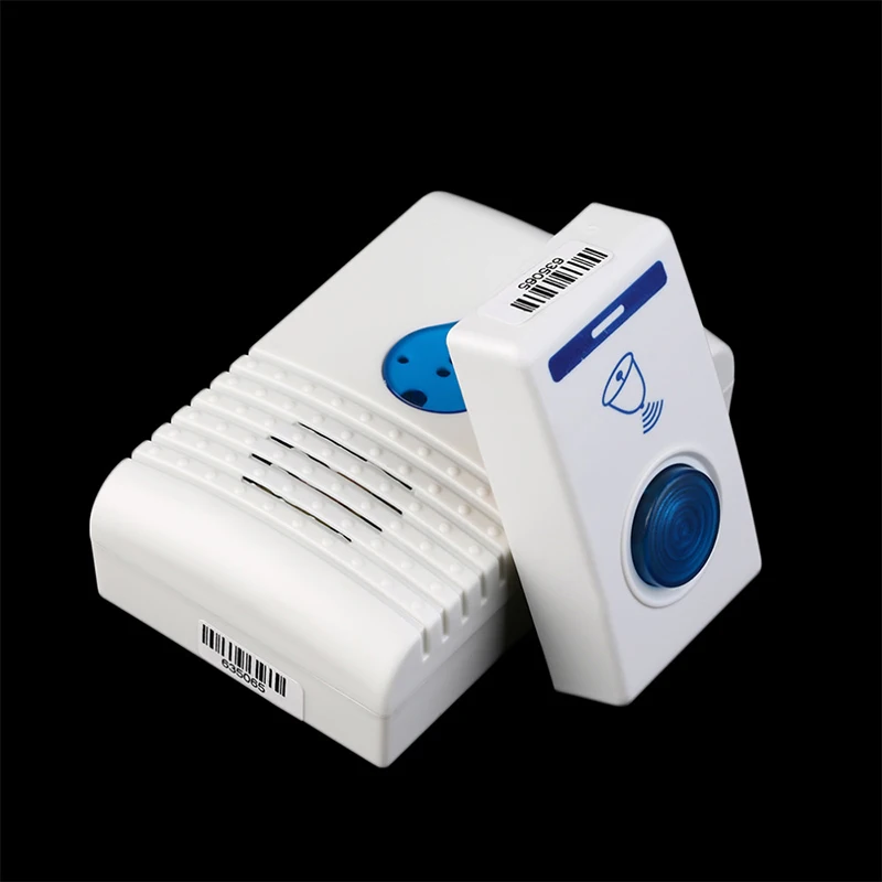 

Wireless Doorbell Self-Powered LED Light Home Cordless Bell 32 Tune Songs Door BellLong Remote Control Range Doorbell For Home