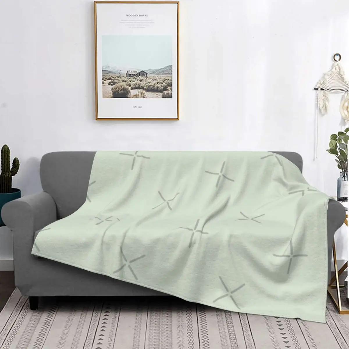 

Manta verde pálido, para cama colcha, manta a cuadros de muselina, manta con capucha, edredones y colcha