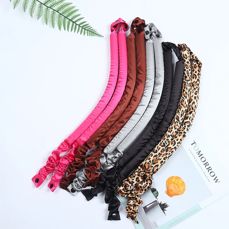 

Sleeping Hair Rollers Flexible Curling Rods Magic Wave Hair Curler No Heat Spiral Pear Flower Curling Iron Modeling Accessories