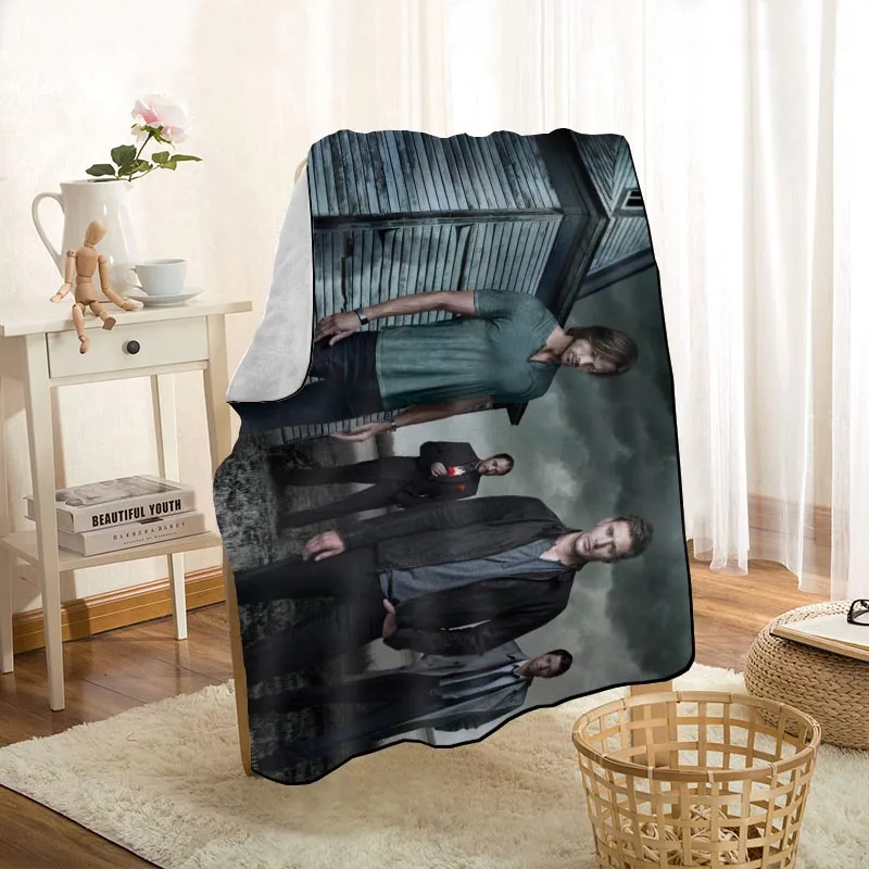 Новое прибытие ТВ супер натуральное одеяло с принтом мягкое бросок на