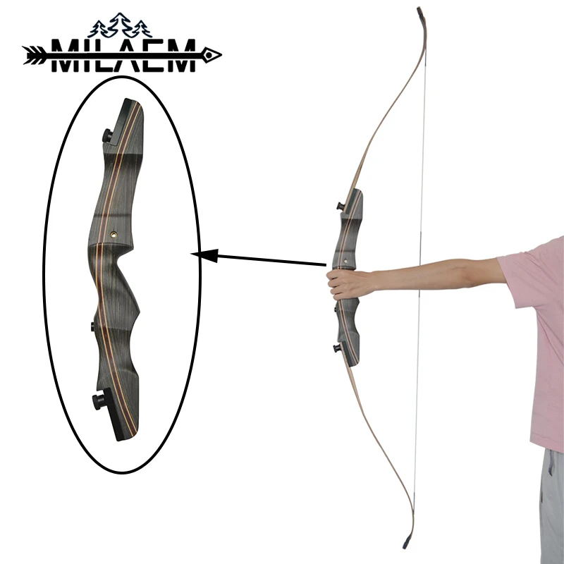 

Лук 18-40 фунтов, ламинированный кленом, 62 дюйма, длинный лук, охотничий лук для стрельбы, аксессуары для спорта на открытом воздухе