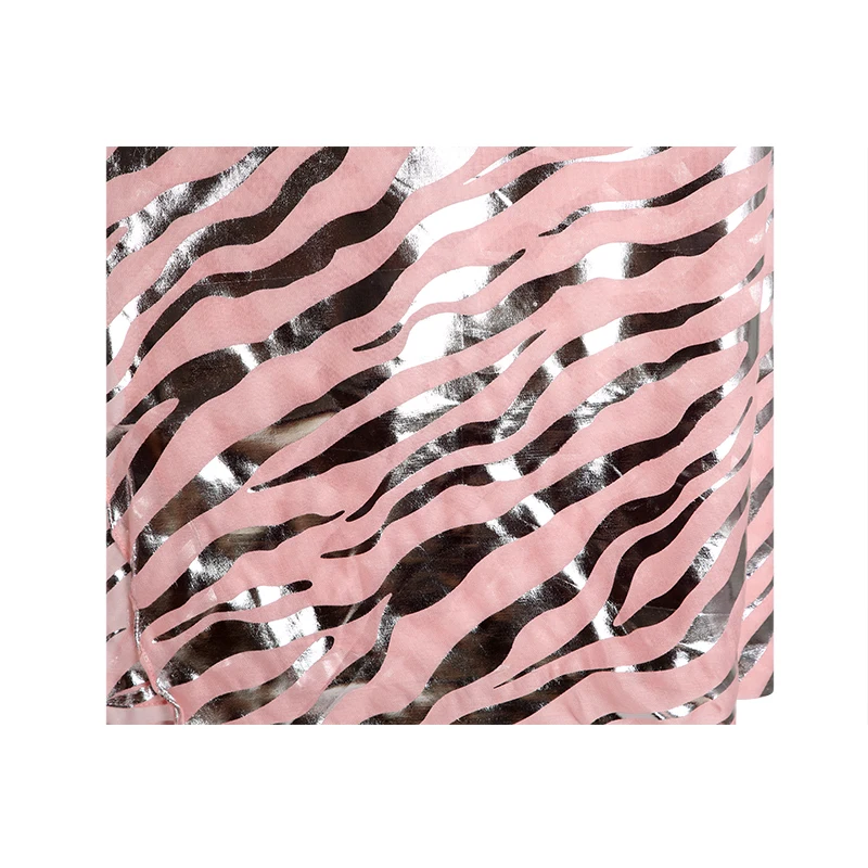 FOXMOTHER Новый Дизайн Блестящая Розовая Желтая Лента из фольги рисунок с животным