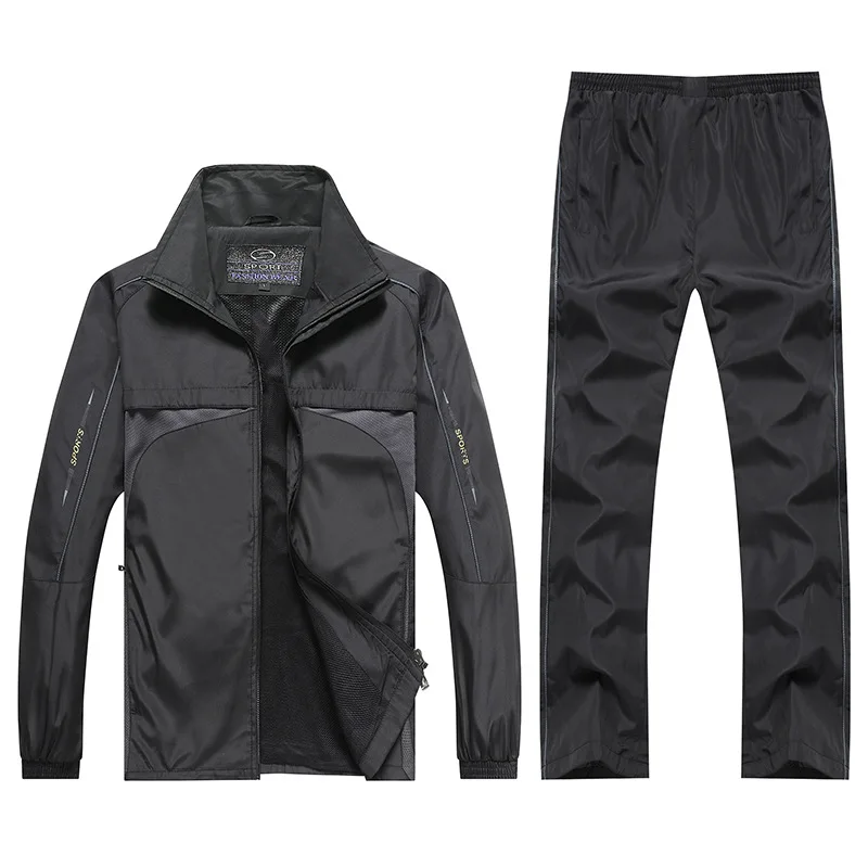 Осенняя спортивная одежда мужские комплекты уличная комплект из двух предметов
