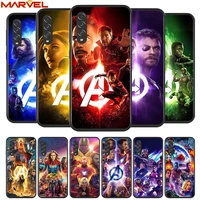 marvel hero colorful for samsung galaxy a90 a80 a70 a60 a50 a40 a2core a10 m31 m21 m60 m40 m30 soft black phone case