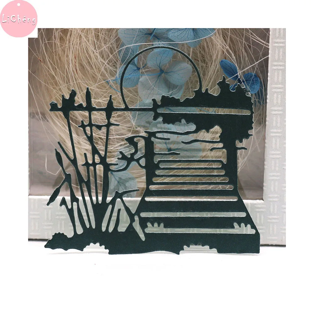 Лотоса лунный свет Скрапбукинг умирает распродажа Трафаретный вырубной Штамп