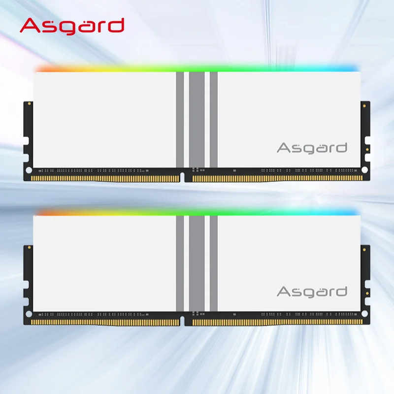 Оперативная память Asgard Valkyrie V5 ОЗУ DDR4 для ПК 8 Гбит/с 3200 МГц 3600 RGB полярная белая с