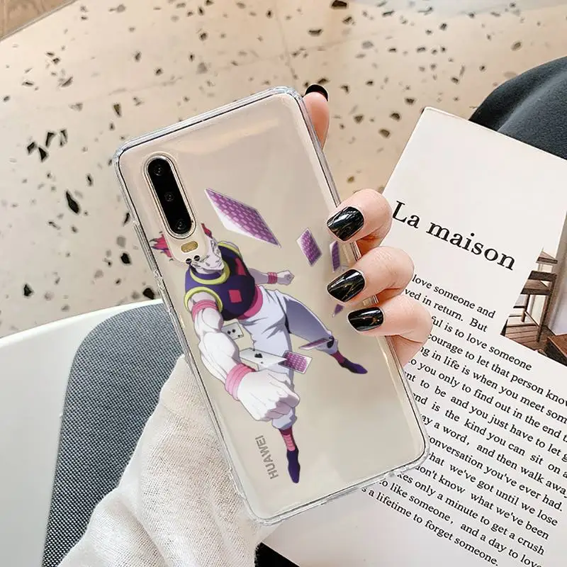 

Hisoka Hunter X hunter anime Phone Case Transparent for Samsung A71 S9 10 20 HUAWEI p30 40 honor 10i 8x xiaomi note 8 Pro 10t 11