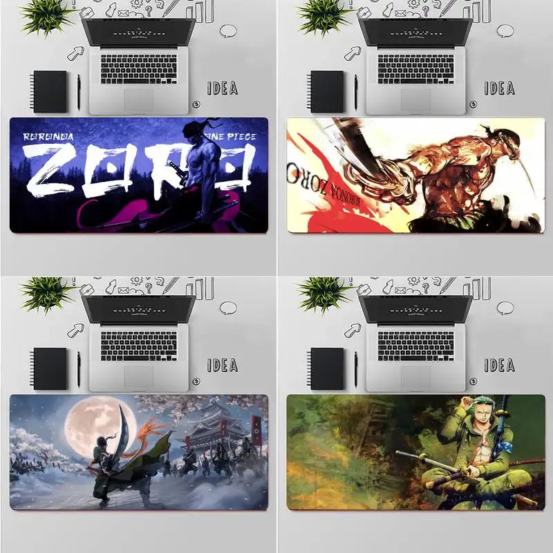 

ZOROXU цельный Zoro силиконовый большой/маленький коврик для мыши игровой Настольный коврик для ПК ноутбука резиновая фотография