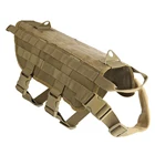 Модульная шлейка для собак, военная, тактическая, без зажима спереди, для правоохранительных органов K9, рабочая, Cannie Molle, Охотничий Жилет