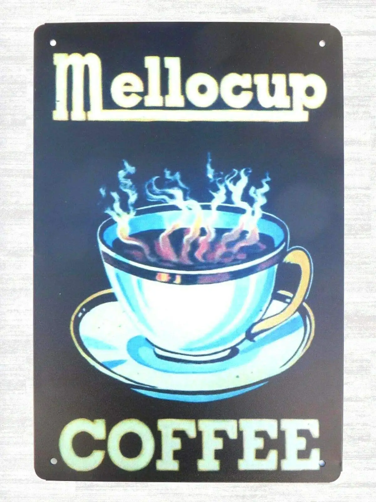 

Уникальное металлическое настенное искусство Mellocup, кофейный кухонный магазин, ретро настенное украшение для дома, бара, паба, винтажный Дек...