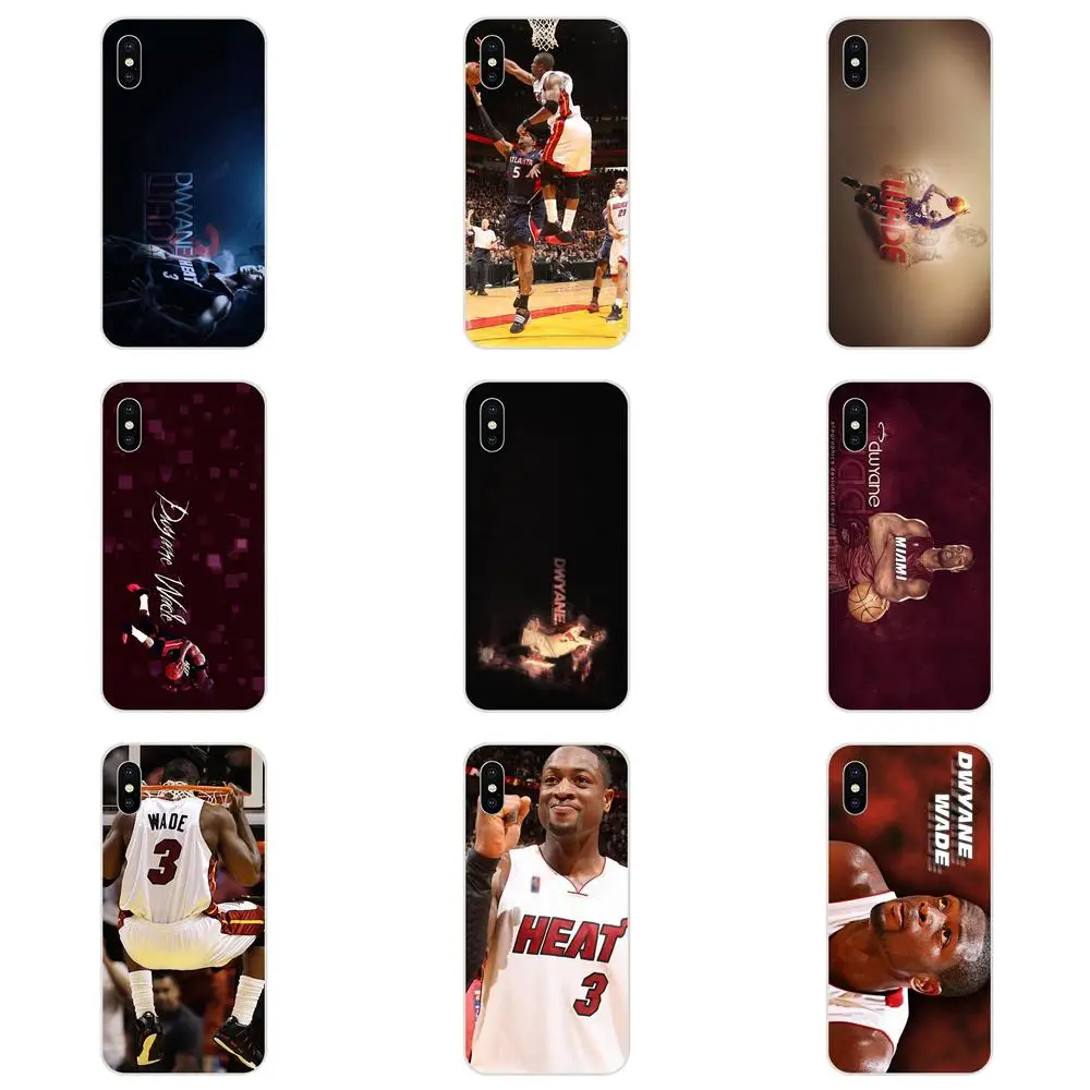 Cases For Apple iPhone X XS Max XR 4 4S 5 5C 5S SE 6 6S 7 8 Plus Dwyane Wade | Мобильные телефоны и аксессуары