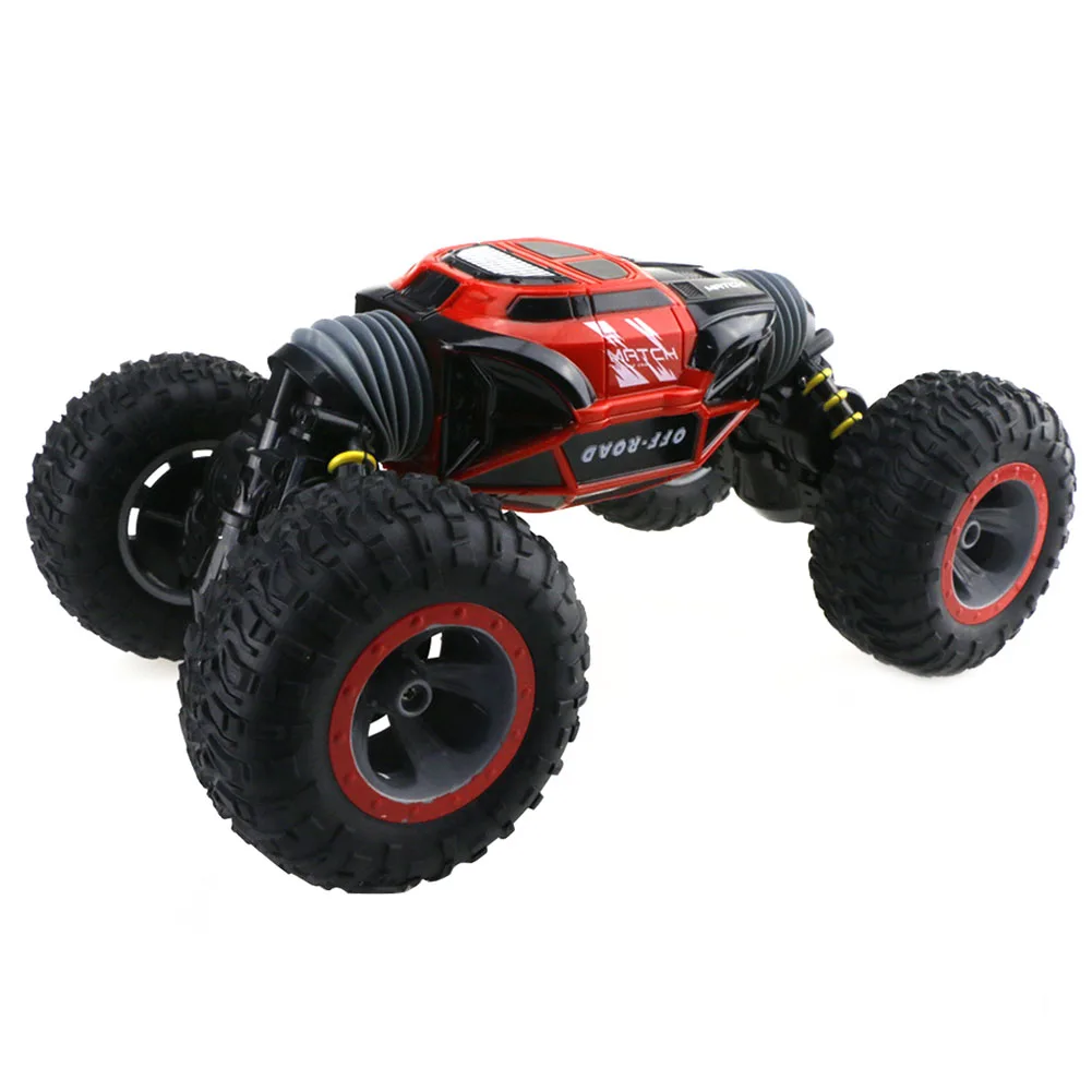 Truck Transform 4WD Toy Off-Road RC Car 2.4G Double Sided Stunt Rechargeable Vehicle Four Wheel Drive Climber Crawler