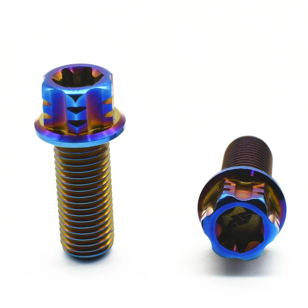 

Titanium Bolt for Motorcycle Modification Brake Calipers M10 x25 30 35 40 45 50 55 60 65 70mm Ti BoltsTi Screws Fasteners 2pcs