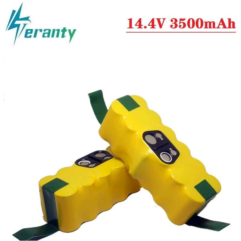 Teranty Мощность 14,4 v 3500 мАч литий-ионная Расширенная Батарея Расширенный для iRobot Roomba 500 600 700 800 серии пылесос 785 530 560 650