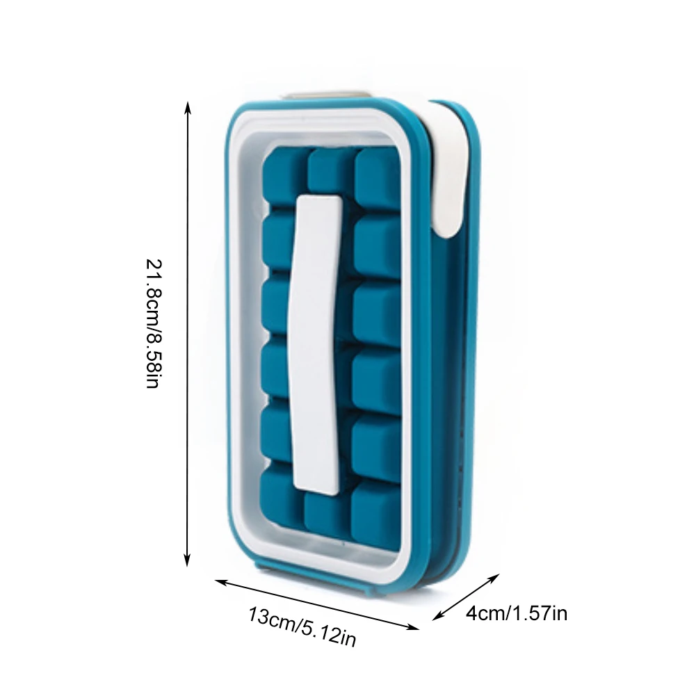 

Silicone Ice Cube Maker Trays With Lids For Freezer Icecream Cold Drinks Whiskey Cocktails Kitchen Tools Accessories Ice Mold